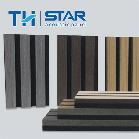 Oak Veneer Akupanel Wooden Slats Wall Diffuser Portable Soundproofing