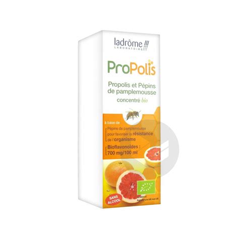 Propolis et Pépins de Pamplemousse Concentré Bio 50ml Ladrôme