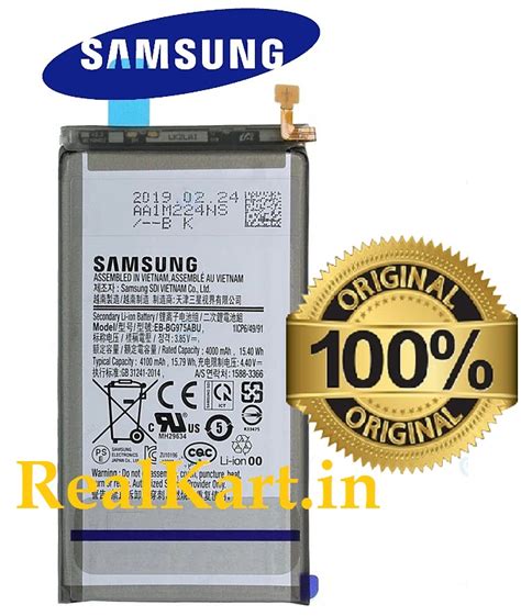 Original Samsung Galaxy S10 Sm G9750 Sm G975f Sm G975u Sm G975w Battery Eb Bg975abu