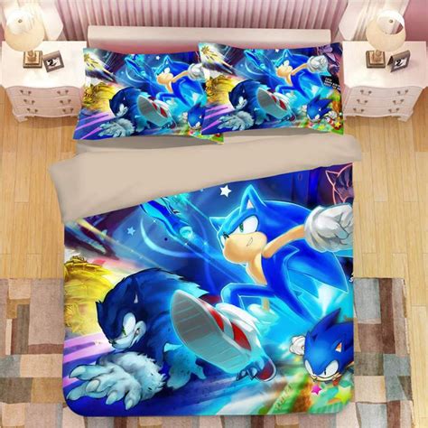 Housse De Couette Sonic Le Jeu De H Risson Parure De Lit Ensemble D