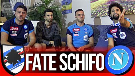 FATE SCHIFO SAMPDORIA 0 2 NAPOLI LIVE REACTION TIFOSI NAPOLETANI