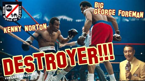 George Foreman Vs Ken Norton ABC HD 1080p 60fps 1974 YouTube