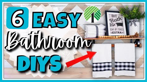 6 Easy Dollar Tree Diy Bathroom Decor Ideas And Hacks Favorite Quick