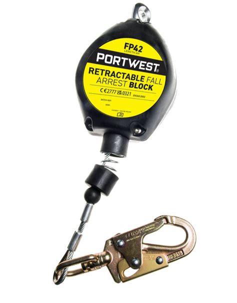 Portwest 6M Retractable Fall Arrest Block FP42 Harvey Supplies