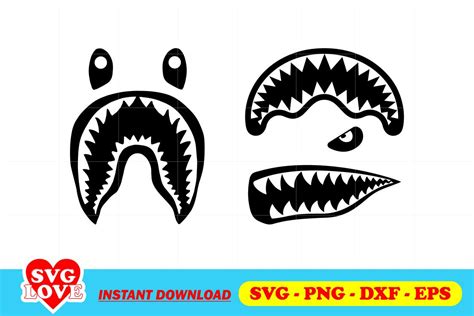 Bape Shark Logo Svg Gravectory