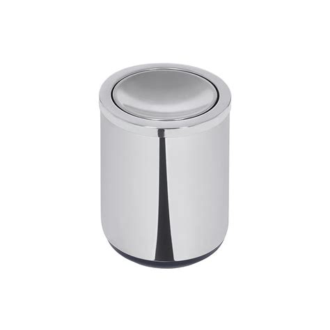 Buy Tramontina Bari Liter Stainless Steel Swing Trash Bin With A