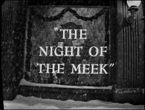 Ryan's Twilight Zone Reviews: The Night of the Meek