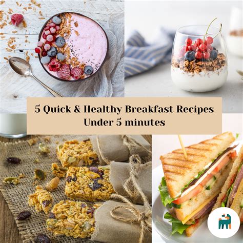 5 Quick And Healthy Breakfast Recipes Under 5 Minutes Hachiwithlove