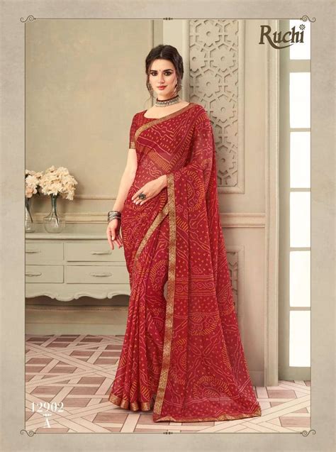 Ruchi Simaya Vol Chiffon With Border Saree Collection