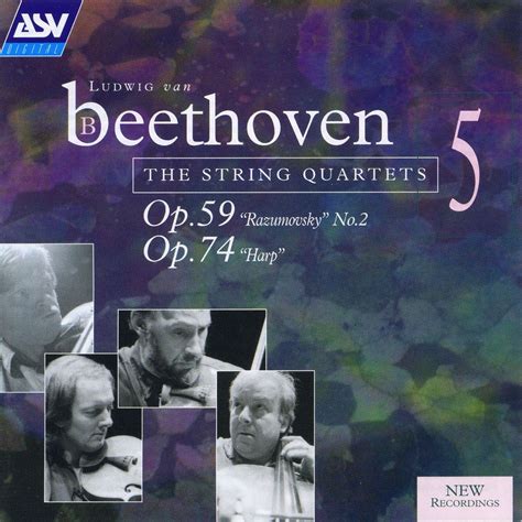 Beethoven String Quartets Op No Rasumovsky Op