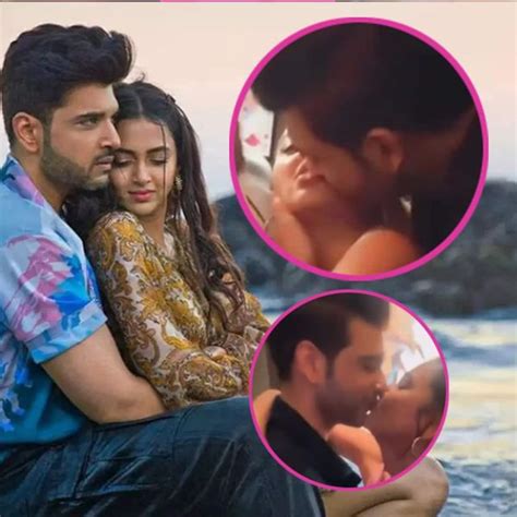 Tejasswi Prakash And Karan Kundrras Intimate Lip Lock Kissing Video