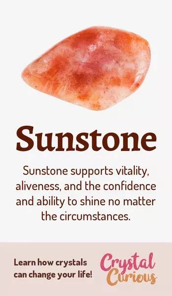 Sunstone Healing Properties Benefits Artofit