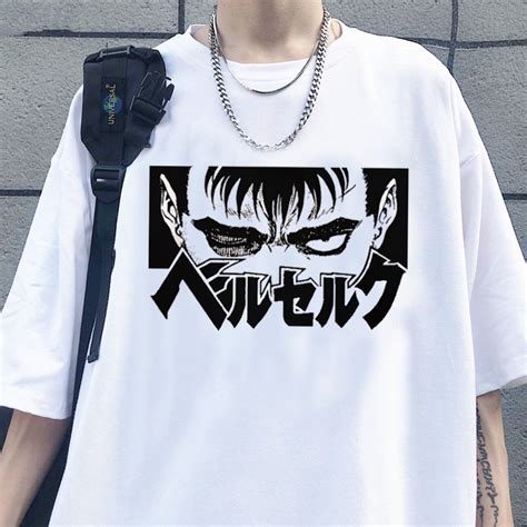 Camiseta Berserk Guts Griffith Casca Puck Harajuku Unissex Shopee Brasil