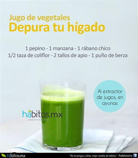 Jugo De Vegetales Para Depurar Tu H Gado H Bitos Health Coaching