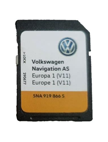 Updated Vw Sat Nav Sd As Card Na S Maps Uk V Discover