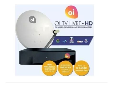 Kit Receptor E Antena Cm Oi Tv Livre Hd Lnbf E Cabo Frete Gr Tis