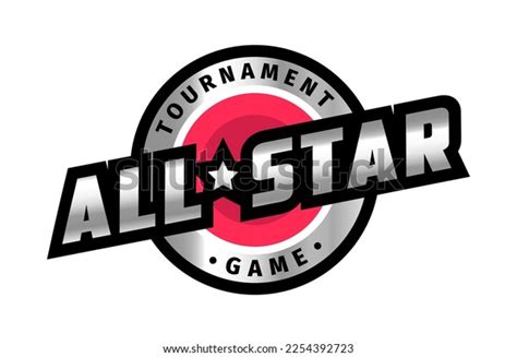 All Star Game Logo Emblem Stock Vector (Royalty Free) 2254392723 ...