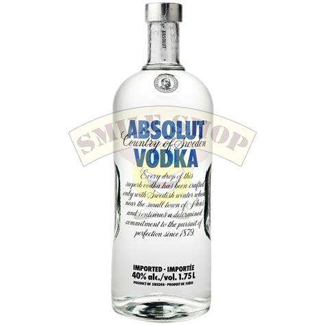 Absolut Blue Wódka 175l 40 Smile Shop Alkohole