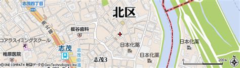 東京都北区志茂3丁目38 15の地図 住所一覧検索｜地図マピオン