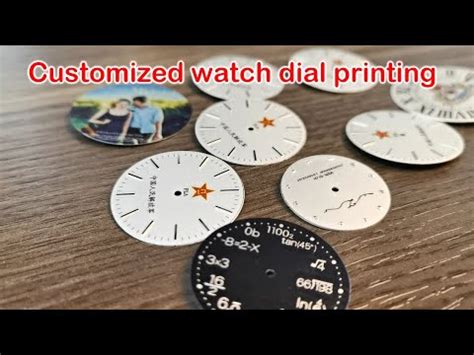 customized  dial printing youtube