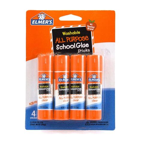 Knowledge Tree | Elmer`s Products, Inc. Elmer's® Washable School Glue Sticks, All Purpose, 4-pack