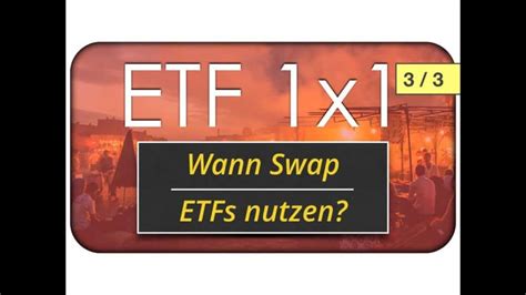 Wann Swap Etf Nutzen Vorteile Synthetischer Replikation