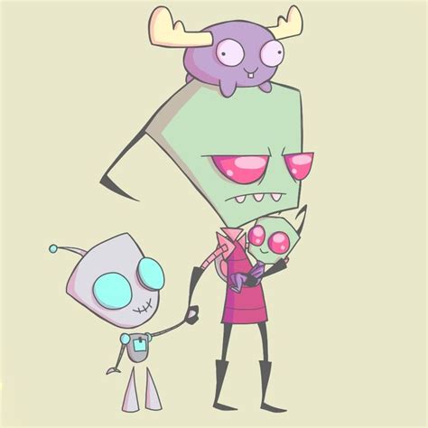 Pin De Rosea Pom En Invader Zim Invasor Zim Dibujos Bonitos De