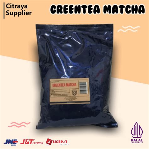 Jual Bubuk Minuman Rasa Greentea Matcha Bubuk Greentea Matcha