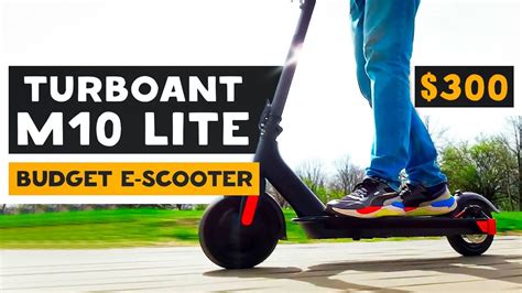 Check Out This Incredible Budget Electric Scooter Turboant M10 Lite