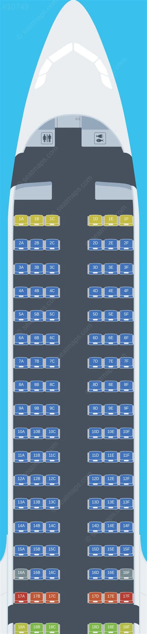 Airbus A320 Seating Frontier