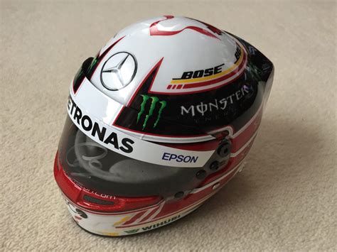 Lewis Hamilton Hand Signed 2018 Bell Half Scale Helmet