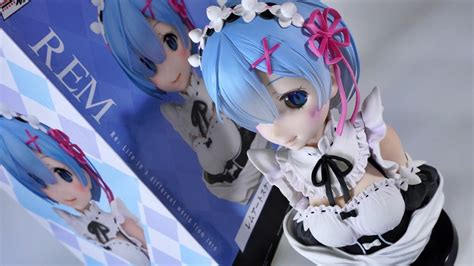 Rezero Rem Bust Art Scale Figure Youtube