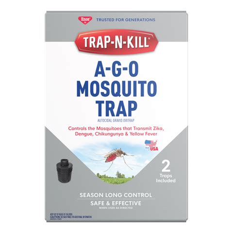 Enoz Trap-N-Kill A-G-O Mosquito Trap & Refills - Enoz