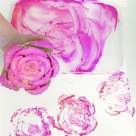 Celery Stalk Roses: A Fun and Creative Painting Activity