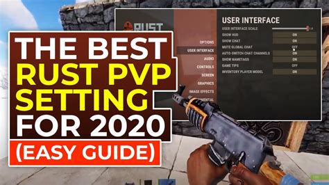 The Best Rust Pvp Setting For 2020 Easy Guide Youtube