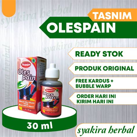 Jual OLESPAIN 30ML Tasnim Obat Gosok Oles Untuk Mengatasi Tulang