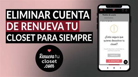 C Mo Eliminar Una Cuenta De Renueva Tu Closet Para Siempre Youtube