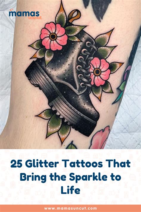 25 Tremendous Glitter Tattoos That Sparkle With Tiny Dots