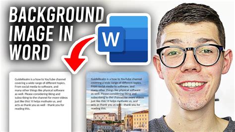 How To Add Background Image In Word Full Guide YouTube