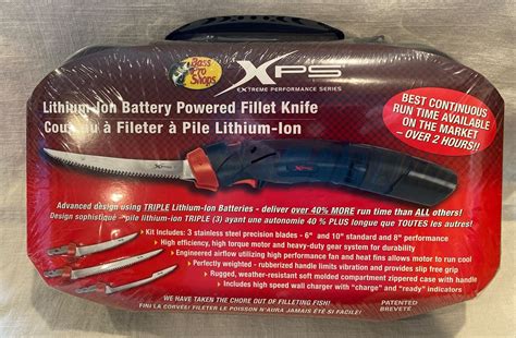 Bass Pro Shops Xps Lithium Ion Battery Powered Fillet Knife New Ebay