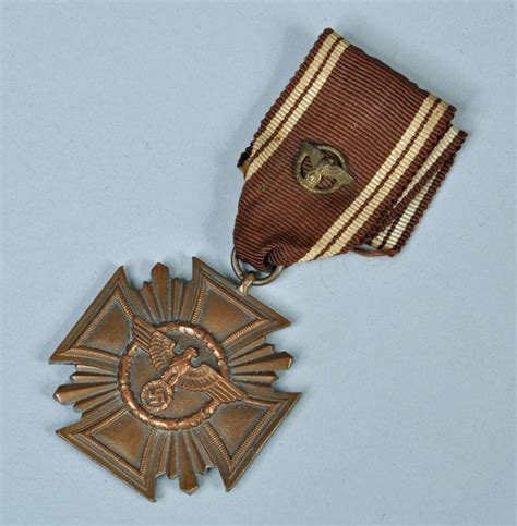 Regimentals German Wwii Nsdap Year Service Medal