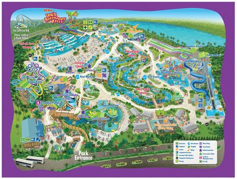 Aquatica Water Park Map