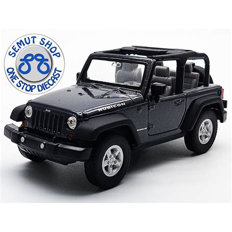 Jual Welly Nex Jeep Wrangler Rubicon Open Top Miniatur Jeep Wrangler