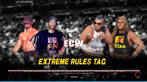 The Gangstas Vs Blue Meanie Stevie Richards Ecw Wwe K Youtube