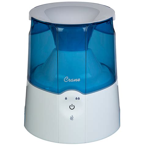 CRANE 0 5 Gal Warm Mist Humidifier With 2 Speed Settings Blue White EE