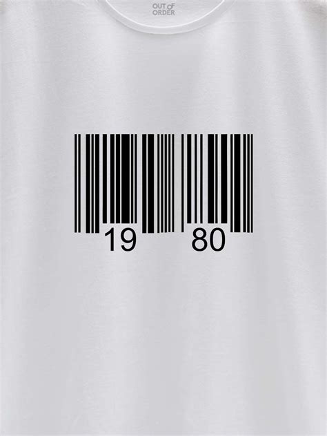 1 Cool New Barcode Birthday T Shirt For Women By Out Of Order