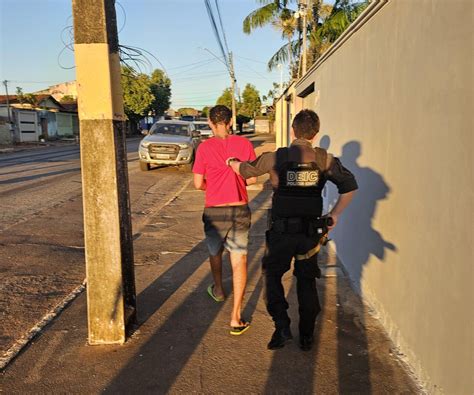 Suspeito De Participar De Organização Criminosa Especializada Em