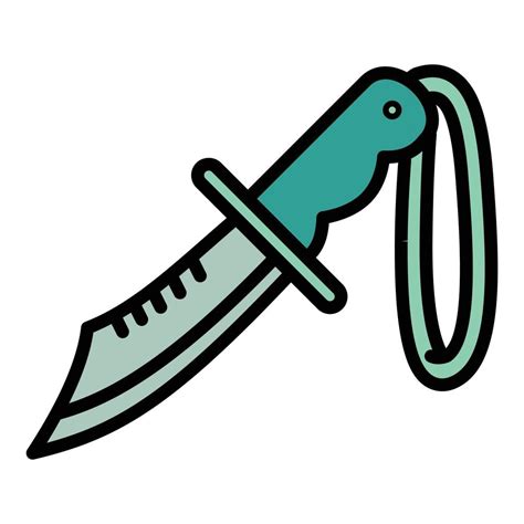 Snorkeling Knife Icon Outline Style 14255460 Vector Art At Vecteezy