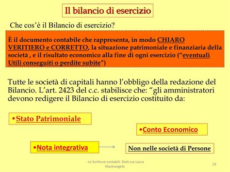 Ppt Le Scritture Contabili Powerpoint Presentation Free Download