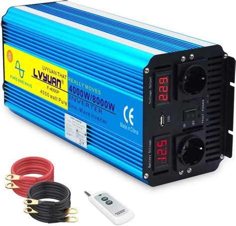 Yinleader W W Inverter V V V Onda Sinusoidale Pura